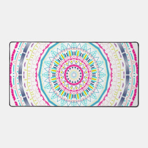 Alfrombrillas De Escritorio Arte de Mandala Colorido Vibrante