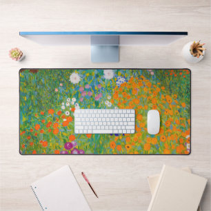 Alfrombrillas De Escritorio Arte floral de jardín de campo vintage de Gustav K