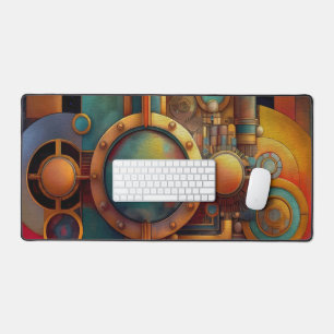 Alfrombrillas De Escritorio Arte geométrico industrial steampunk