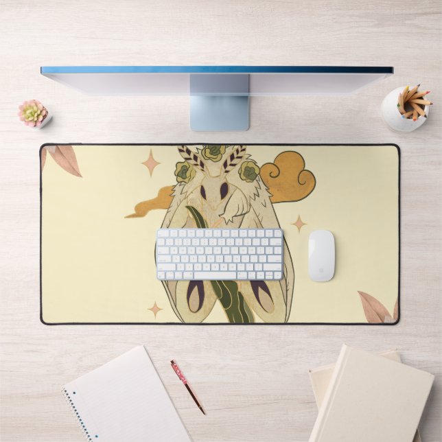 Alfrombrillas De Escritorio Arte Gráfico Fae Beige, polilla mística (Oficina 1)