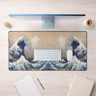 Alfrombrillas De Escritorio arte japonés vintage paisaje oceánico gran ola