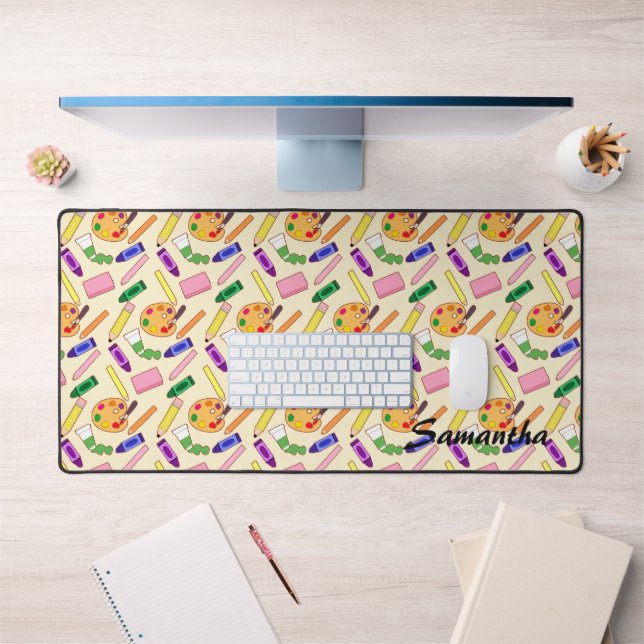 Alfrombrillas De Escritorio Artículos de arte coloridos (Oficina 1)