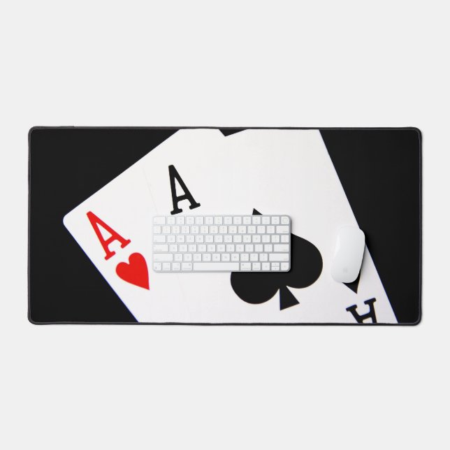 Alfrombrillas De Escritorio As de Póquer (Teclado y ratón)