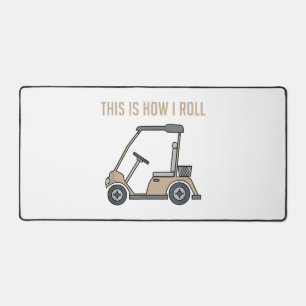Alfrombrillas De Escritorio Así es como ruedo Carrito de golf Golfistas divert