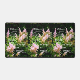 Alfrombrillas De Escritorio Astilbe con Marcos 10:27