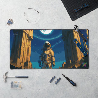 Alfrombrillas De Escritorio Astronauta Bajo la Puerta Celestial