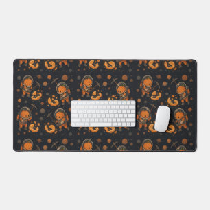 Alfrombrillas De Escritorio Astronauta Minero Galáctico de Naranja Dulce