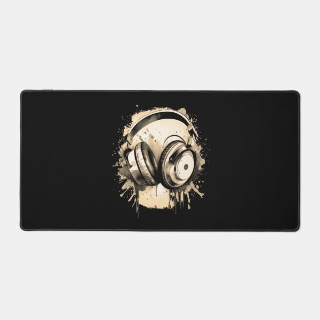 Alfrombrillas De Escritorio Auriculares (Anverso)