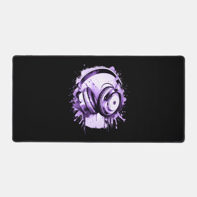 Alfrombrillas De Escritorio Auriculares (Anverso)