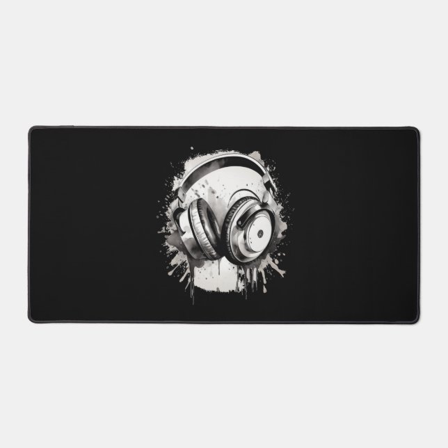 Alfrombrillas De Escritorio Auriculares (Anverso)