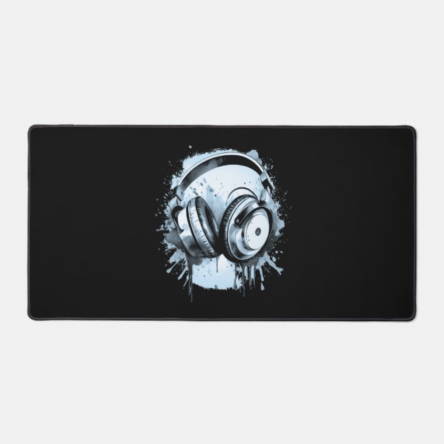 Alfrombrillas De Escritorio Auriculares (Anverso)