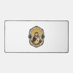 Alfrombrillas De Escritorio Auriculares Jesus Muerto Conjunto Medio Silencioso