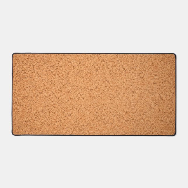 Alfrombrillas De Escritorio  Authentic Cork Board Texture Office Desk Mat (Anverso)