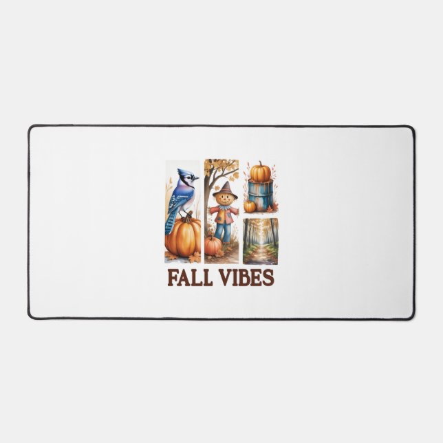 Alfrombrillas De Escritorio Autumn Vibes Fall Vibes (Anverso)