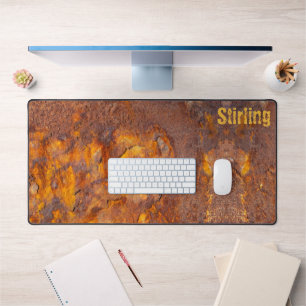 Alfrombrillas De Escritorio Awesome Rusty Iron Custom Name