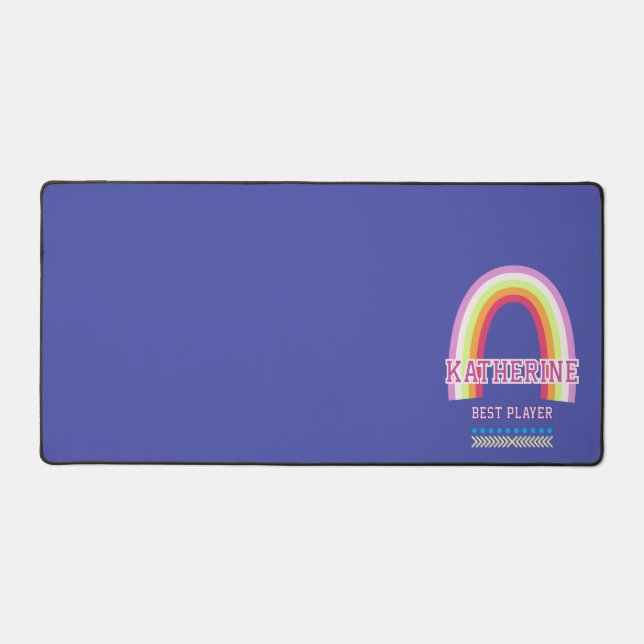 Alfrombrillas De Escritorio Azul Arcoíris (Anverso)