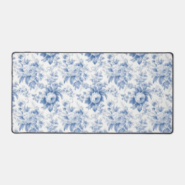 Alfrombrillas De Escritorio Azul vintage floral