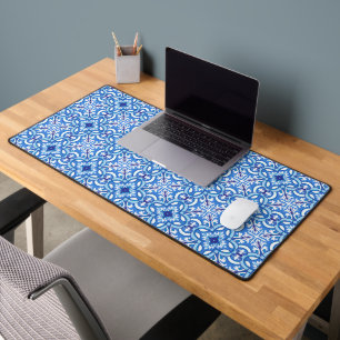 Alfrombrillas De Escritorio 🤍 💙 Azulejos blancos y azules