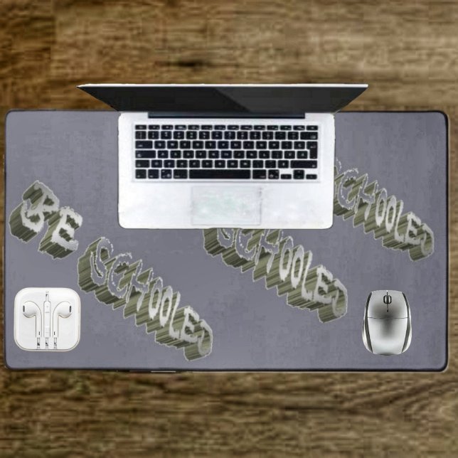 Alfrombrillas De Escritorio B Schooled Gray-Wht (B. Schooled Gray-Wht Desk Mat to help kids stay focused on their studies!)