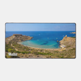 Alfrombrillas De Escritorio Bahía y torre de Ghajn Tuffieha Malta Mar Mediterr
