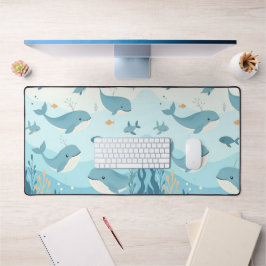 Alfrombrillas De Escritorio Bajo el mar Ballenas y Peces Niños