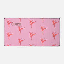 Alfrombrillas De Escritorio Ballerina. Rosa. Personalizado