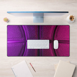 Alfrombrillas De Escritorio Balón de Baloncesto Morado Neon Fuchsia Oscuro Gam