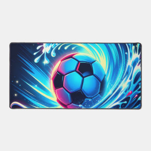 Alfrombrillas De Escritorio Balón de fútbol de ola futurista océano surf