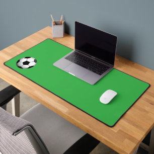 Alfrombrillas De Escritorio Balón de fútbol en verde