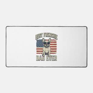Alfrombrillas De Escritorio Bandera Americana Papá Frenchie Vintage