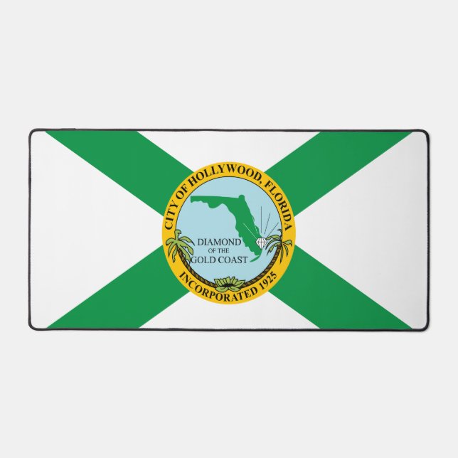 Alfrombrillas De Escritorio Bandera de Hollywood, Florida (Anverso)
