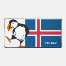 Bandera de Islandia con un ataúd