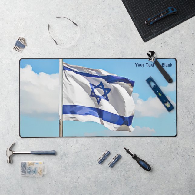 Alfrombrillas De Escritorio Bandera De Israel (Puesto de trabajo)