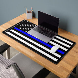 Alfrombrillas De Escritorio Bandera de la Delgada Línea Azul (Estados Unidos)