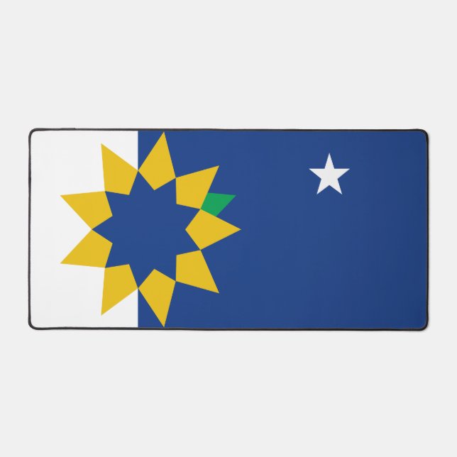 Alfrombrillas De Escritorio Bandera de Topeka, Kansas (Anverso)