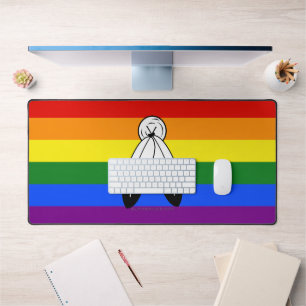 Alfrombrillas De Escritorio bandera del orgullo de dos espíritus de SlipperyJo