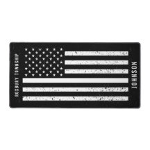 Bandera estadounidense con problemas en la delgada