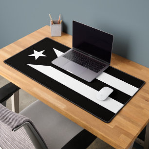 Alfrombrillas De Escritorio Bandera negra de Puerto Rico