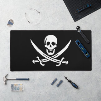 Alfrombrillas De Escritorio Bandera pirata de calaveras y espadas de Calico Ja