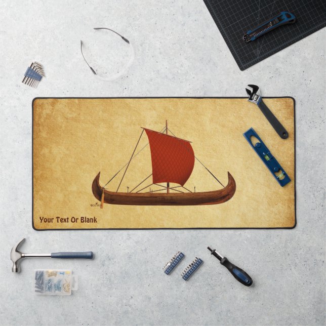 Alfrombrillas De Escritorio Barco de Viaje de Navegación Roja II (Puesto de trabajo)