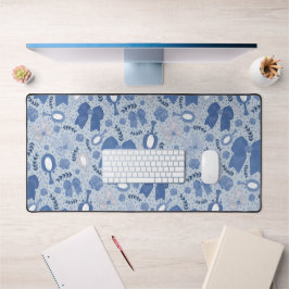 Alfrombrillas De Escritorio Barcos azules románticos y Rosas