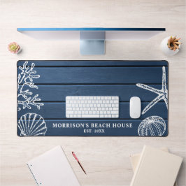 Alfrombrillas De Escritorio Beach House Vintage Seasheles Personalizado Textos