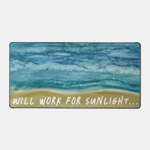 Alfrombrillas De Escritorio Beach Please Desk Mat