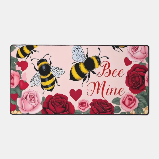 Alfrombrillas De Escritorio Bee Mine Love Buzz Design (Anverso)