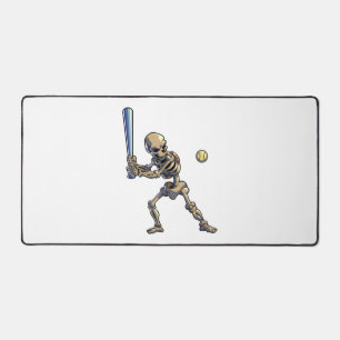 Alfrombrillas De Escritorio Béisbol Skeleton Halloween Hombres Béisbol