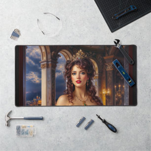 Alfrombrillas De Escritorio Belleza Opulenta Elegancia Regia Retrato por Xzend