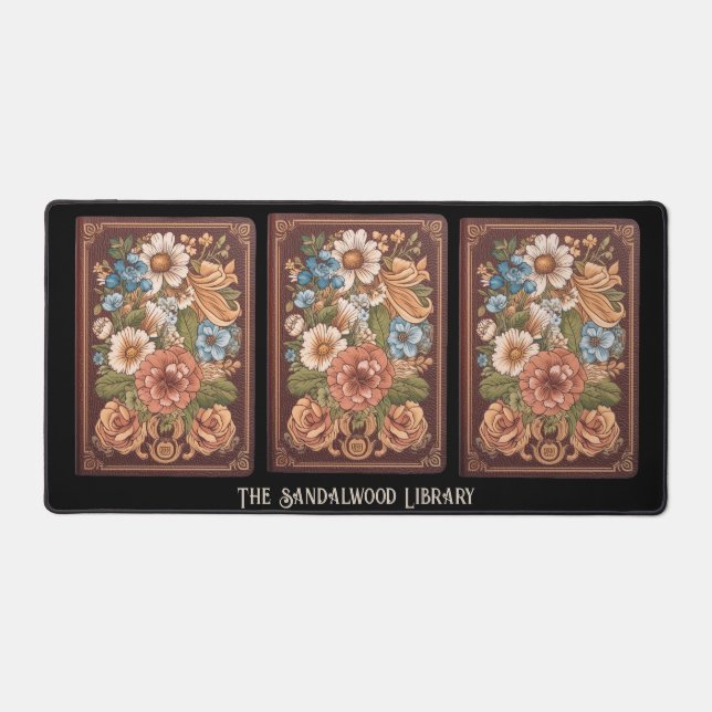 Alfrombrillas De Escritorio Biblioteca de libros de época (Anverso)