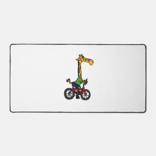 Alfrombrillas De Escritorio Bicicleta Guay Giraffe Riding