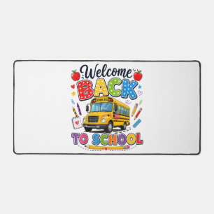 Alfrombrillas De Escritorio Bienvenido de vuelta al autobús escolar Camisetas