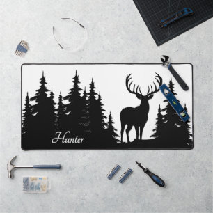 Alfrombrillas De Escritorio Big Buck Entre Árboles Pinos Vector Nombre Persona